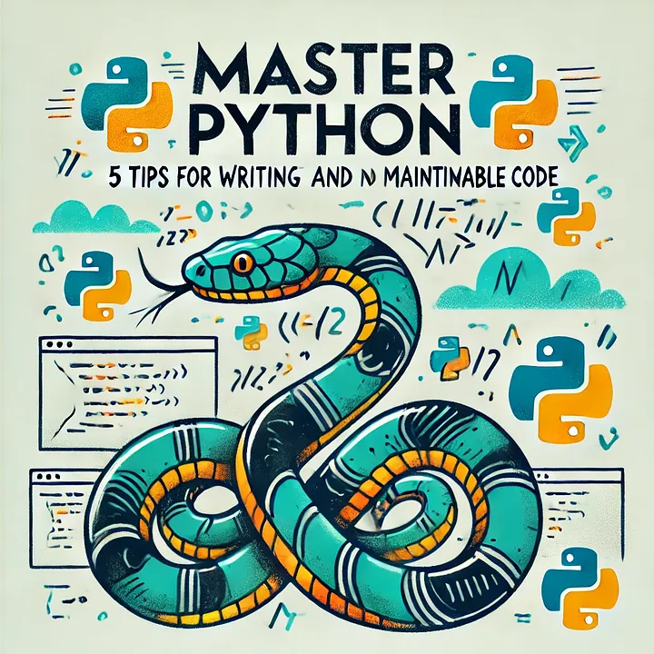 Master Python: 5 Tips for Writing Efficient and Maintainable Code